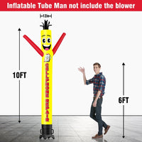 6 10 15 20FT Tall Cellphone Repair Waving Inflatable Tube Man(Blower Not Included) - goodeny