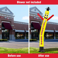 6 10 15 20FT Tall Cellphone Repair Waving Inflatable Tube Man(Blower Not Included) - goodeny