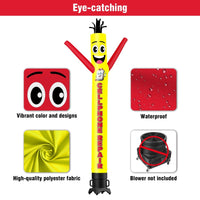 6 10 15 20FT Tall Cellphone Repair Waving Inflatable Tube Man(Blower Not Included) - goodeny