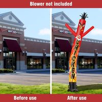 6 10 15 20FT Tall Chicken Waving Inflatable Tube Man(Blower Not Included) - goodeny