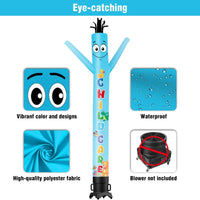 6 10 15 20FT Tall Child Care Waving Inflatable Tube Man(Blower Not Included) - goodeny