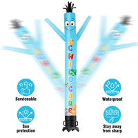 6 10 15 20FT Tall Child Care Waving Inflatable Tube Man(Blower Not Included) - goodeny