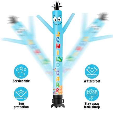 6 10 15 20FT Tall Child Care Waving Inflatable Tube Man(Blower Not Included) - goodeny