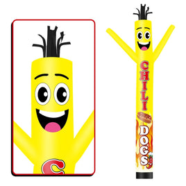 6 10 15 20FT Tall Chili Dogs Waving Inflatable Tube Man(Blower Not Included) - goodeny