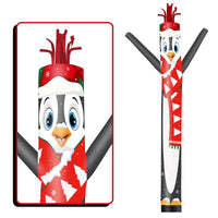 6 10 15 20FT Tall Christmas Penguin Waving Inflatable Tube Man(Blower Not Included) - goodeny