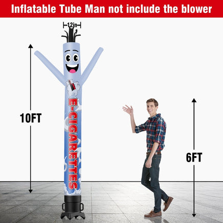 6 10 15 20FT Tall Cigarettes Waving Inflatable Tube Man(Blower Not Included) - goodeny
