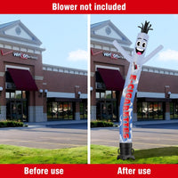 6 10 15 20FT Tall Cigarettes Waving Inflatable Tube Man(Blower Not Included) - goodeny