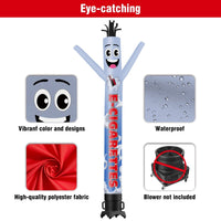 6 10 15 20FT Tall Cigarettes Waving Inflatable Tube Man(Blower Not Included) - goodeny