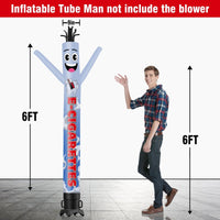 6 10 15 20FT Tall Cigarettes Waving Inflatable Tube Man(Blower Not Included) - goodeny