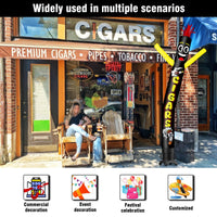 6 10 15 20FT Tall Cigars Waving Inflatable Tube Man(Blower Not Included) - goodeny