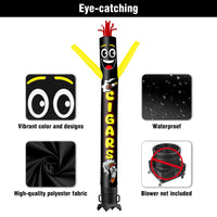 6 10 15 20FT Tall Cigars Waving Inflatable Tube Man(Blower Not Included) - goodeny