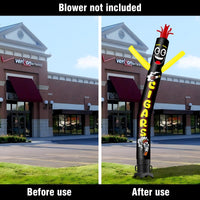 6 10 15 20FT Tall Cigars Waving Inflatable Tube Man(Blower Not Included) - goodeny