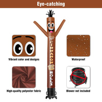 6 10 15 20FT Tall Cinnamon Rolls Waving Inflatable Tube Man(Blower Not Included) - goodeny