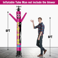 6 10 15 20FT Tall Clothing Sale Waving Inflatable Tube Man(Blower Not Included) - goodeny