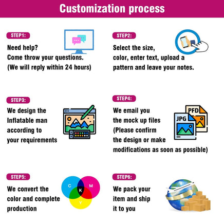 6 10 15 20FT Tall Clothing Sale Waving Inflatable Tube Man(Blower Not Included) - goodeny