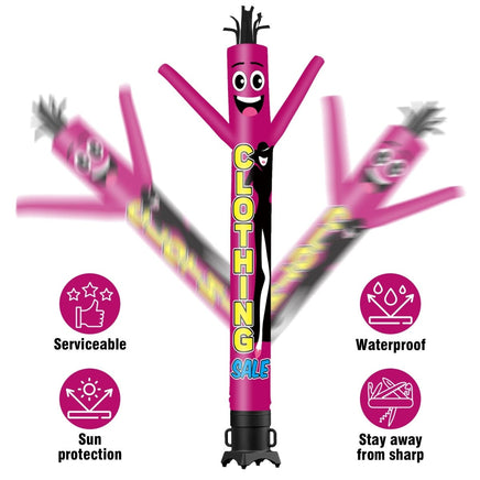 6 10 15 20FT Tall Clothing Sale Waving Inflatable Tube Man(Blower Not Included) - goodeny