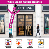 6 10 15 20FT Tall Clothing Sale2 Waving Inflatable Tube Man(Blower Not Included) - goodeny