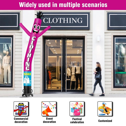 6 10 15 20FT Tall Clothing Sale2 Waving Inflatable Tube Man(Blower Not Included) - goodeny