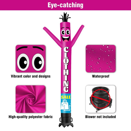 6 10 15 20FT Tall Clothing Sale2 Waving Inflatable Tube Man(Blower Not Included) - goodeny
