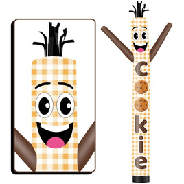 6 10 15 20FT Tall Cookie Beige Waving Inflatable Tube Man(Blower Not Included) - goodeny
