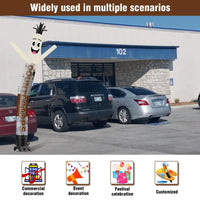 6 10 15 20FT Tall Countertops Waving Inflatable Tube Man(Blower Not Included) - goodeny