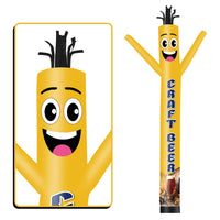 6 10 15 20FT Tall Craft Beer Waving Inflatable Tube Man(Blower Not Included) - goodeny