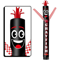 6 10 15 20FT Tall Crayfish Waving Inflatable Tube Man(Blower Not Included) - goodeny