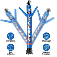 6 10 15 20FT Tall Cuban Food Waving Inflatable Tube Man(Blower Not Included) - goodeny