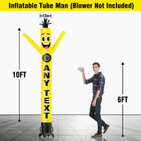 6 10 15 20FT Tall Custom Inflatable Tube Man(Blower Not Included) - goodeny