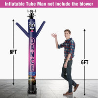 6 10 15 20FT Tall Dance Party Waving Inflatable Tube Man(Blower Not Included) - goodeny