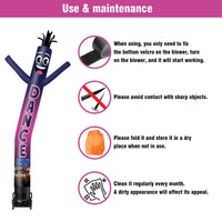 6 10 15 20FT Tall Dance Party Waving Inflatable Tube Man(Blower Not Included) - goodeny
