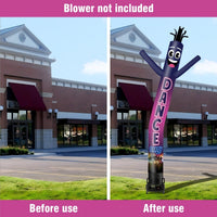 6 10 15 20FT Tall Dance Party Waving Inflatable Tube Man(Blower Not Included) - goodeny