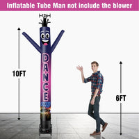 6 10 15 20FT Tall Dance Party Waving Inflatable Tube Man(Blower Not Included) - goodeny