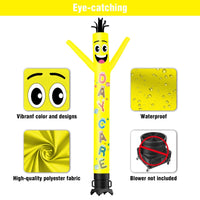 6 10 15 20FT Tall Day Care Waving Inflatable Tube Man(Blower Not Included) - goodeny