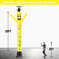 6 10 15 20FT Tall Day Care Waving Inflatable Tube Man(Blower Not Included) - goodeny