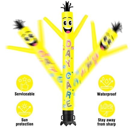 6 10 15 20FT Tall Day Care Waving Inflatable Tube Man(Blower Not Included) - goodeny