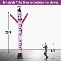 6 10 15 20FT Tall Day Spa Waving Inflatable Tube Man(Blower Not Included) - goodeny