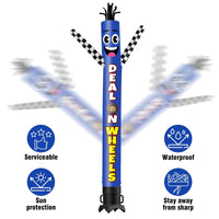 6 10 15 20FT Tall Deal On Wheels Waving Inflatable Tube Man(Blower Not Included) - goodeny