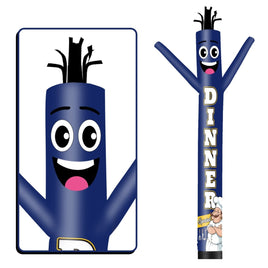 6 10 15 20FT Tall Dinner Special Waving Inflatable Tube Man(Blower Not Included) - goodeny
