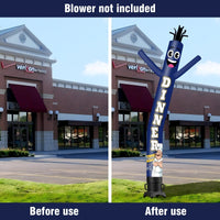 6 10 15 20FT Tall Dinner Special Waving Inflatable Tube Man(Blower Not Included) - goodeny
