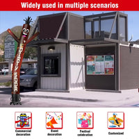 6 10 15 20FT Tall Dirty Soda Waving Inflatable Tube Man(Blower Not Included) - goodeny