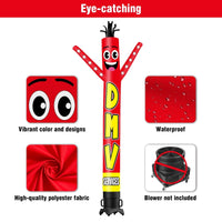 6 10 15 20FT Tall DMV Service Waving Inflatable Tube Man(Blower Not Included) - goodeny