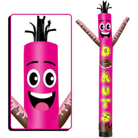 6 10 15 20FT Tall Donuts Waving Inflatable Tube Man(Blower Not Included) - goodeny