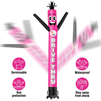 6 10 15 20FT Tall DRIVE THRU Waving Inflatable Tube Man(Blower Not Included) - goodeny