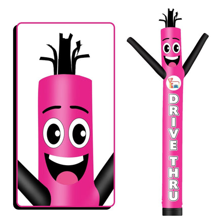 6 10 15 20FT Tall DRIVE THRU Waving Inflatable Tube Man(Blower Not Included) - goodeny