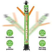 6 10 15 20FT Tall Dry Cleaners Waving Inflatable Tube Man(Blower Not Included) - goodeny