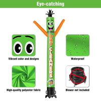 6 10 15 20FT Tall Dry Cleaners Waving Inflatable Tube Man(Blower Not Included) - goodeny
