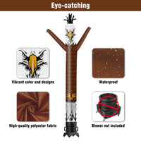 6 10 15 20FT Tall Eagle Waving Inflatable Tube Man(Blower Not Included) - goodeny