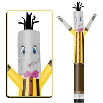 6 10 15 20FT Tall Elephant Waving Inflatable Tube Man(Blower Not Included) - goodeny