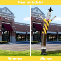 6 10 15 20FT Tall Elephant Waving Inflatable Tube Man(Blower Not Included) - goodeny